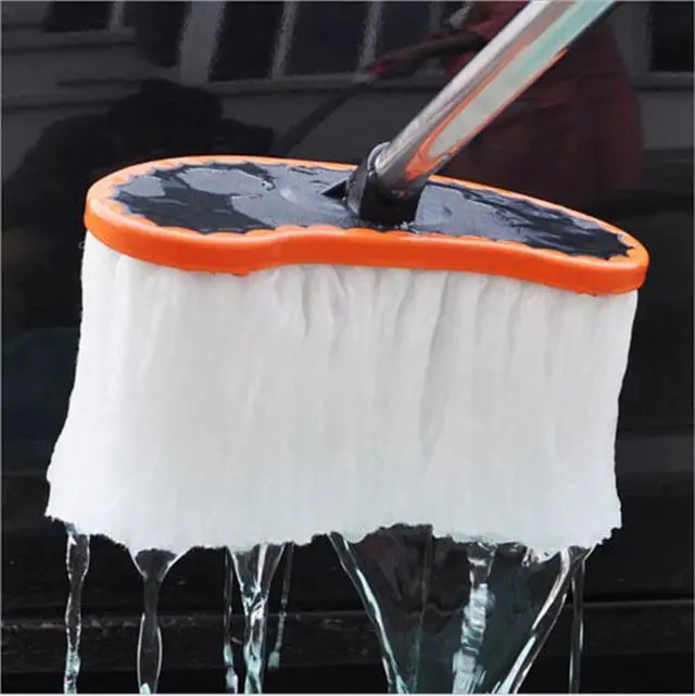 Alt view image 5 of 6 - Yingshan Wiping Mop Head Milk Silk Brush Soft Bristles Car SUV Wash Dusting Cleaning Tool