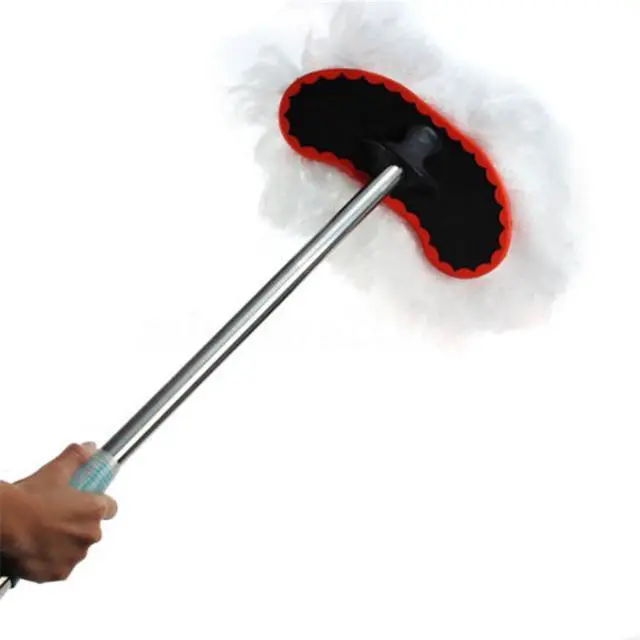 Alt view image 3 of 6 - Yingshan Wiping Mop Head Milk Silk Brush Soft Bristles Car SUV Wash Dusting Cleaning Tool