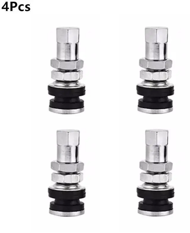 Main image of Yingshan 4Pcs Tr161 Bolt In Tyre Valve Tire Metal Tubeless Clamp In Wheel Rim Rubber