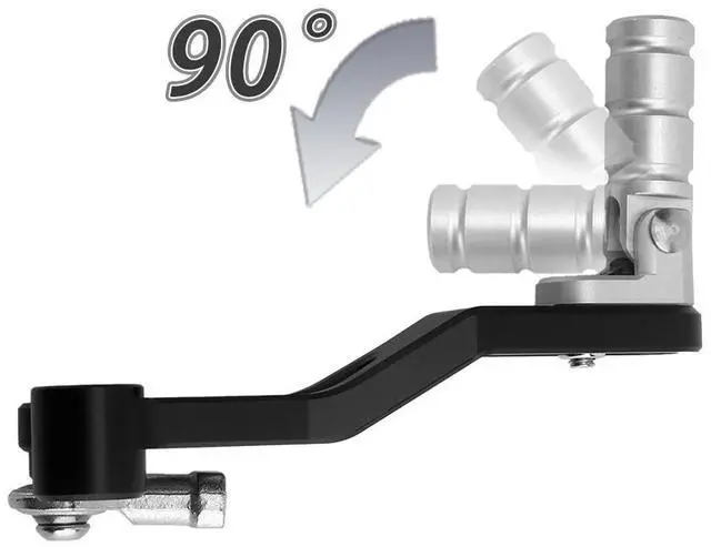 Alt view image 3 of 5 - Paiying Folding Gear Shifter Shift Pedal Lever For KAWASAKI Z250 Z300 NINJA 250R