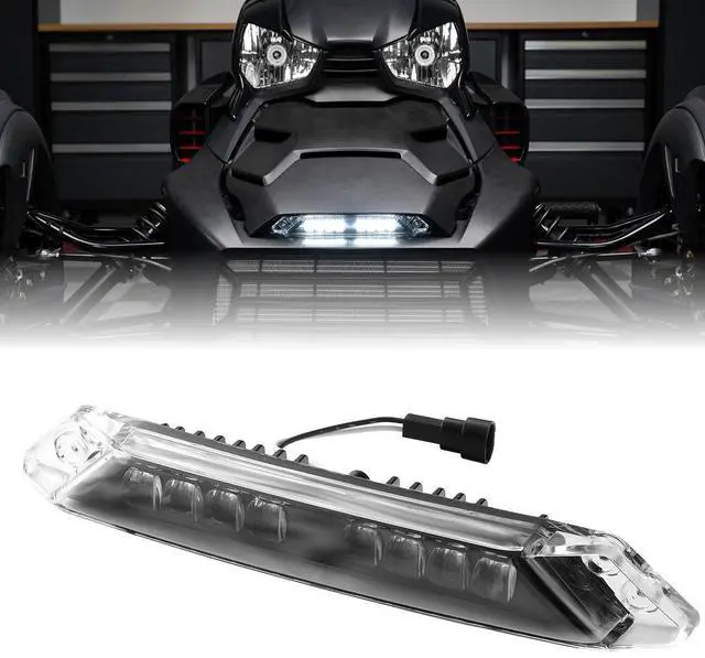 Alt view image 5 of 6 - Yingshan LED Auxiliary Light Kit Daytime Running Light for Can-Am Ryker 600 900 Sport & Ryker Rally Edition All Models