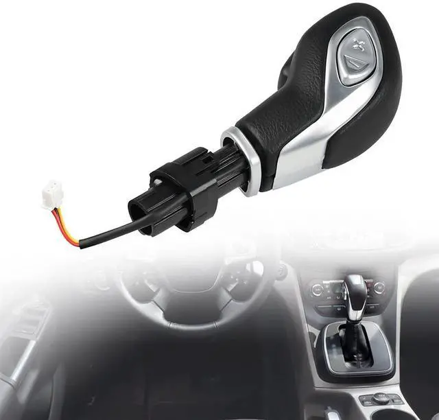 Alt view image 2 of 6 - Furulu Auto Transmission Gear Shift Knob Shifter Lever Fit For Ford Escape Fusion 2013-2016