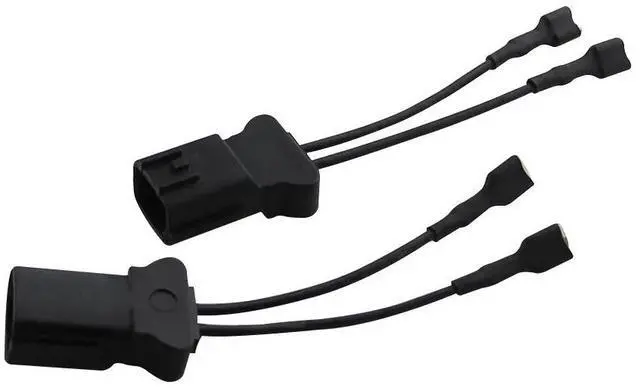 Alt view image 2 of 5 - Furulu 2Pcs Car Horn Speaker Wiring Adapter Harness Wire Plug For Hyundai Old Model for Foton for JAC for KIA