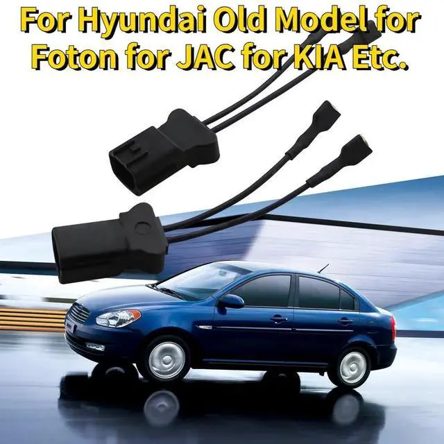 Main image of Furulu 2Pcs Car Horn Speaker Wiring Adapter Harness Wire Plug For Hyundai Old Model for Foton for JAC for KIA
