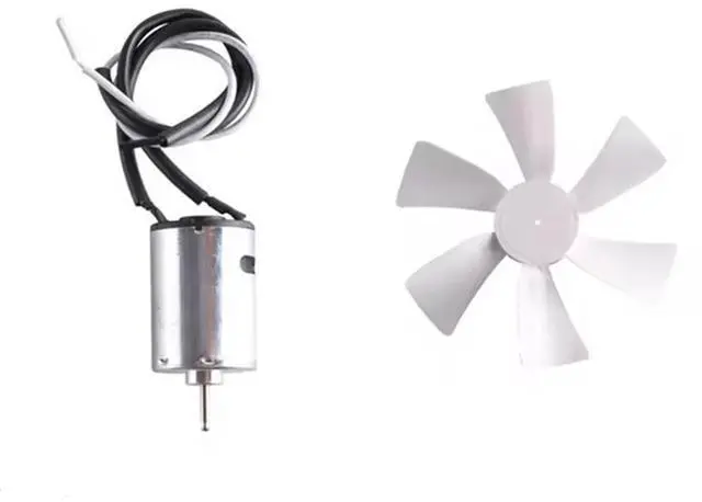 Alt view image 3 of 6 - Yingshan 6 inch RV Vent Fan Blade with 12V RV Vent Motor D-Shaft