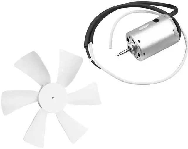 Alt view image 4 of 6 - Yingshan 6 inch RV Vent Fan Blade with 12V RV Vent Motor D-Shaft