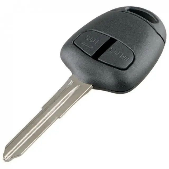 Alt view image 3 of 5 - Paiying 2 Button Remote Key Replacement Shell with MIT11 Blade No Chip For Mitsubishi