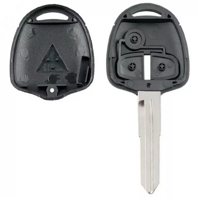 Alt view image 4 of 5 - Paiying 2 Button Remote Key Replacement Shell with MIT11 Blade No Chip For Mitsubishi