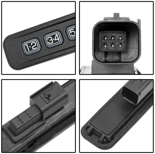 Alt view image 6 of 6 - Yingshan Black Left Driver Door Keyless Entry Number Keypad 8L8Z14A626AA For Ford Lincoln