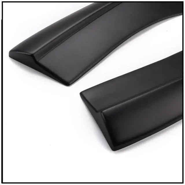Alt view image 3 of 5 - Yassdwbn 2x Matte Black Rear Bumper Lip Side Splitter Aprons For Dodge Charger 2015-2023
