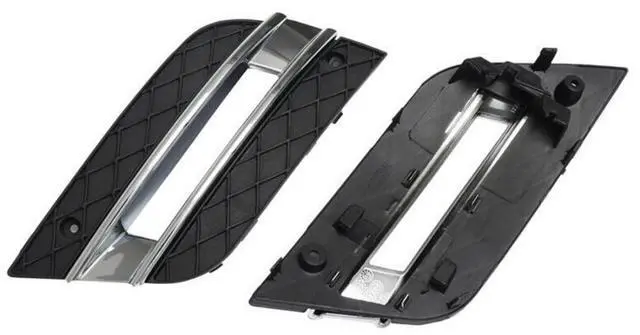 Alt view image 2 of 5 - Acaigel Pair Front Bumper Fog Light Cover For Mercedes-Benz W164 ML350 ML450 2009-2011