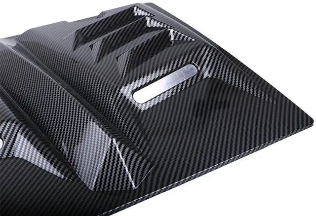 Alt view image 4 of 5 - Yingshan Universal Car Exterior Hood Vent Scoop Cover  Air Intake Grille Inlet Trim