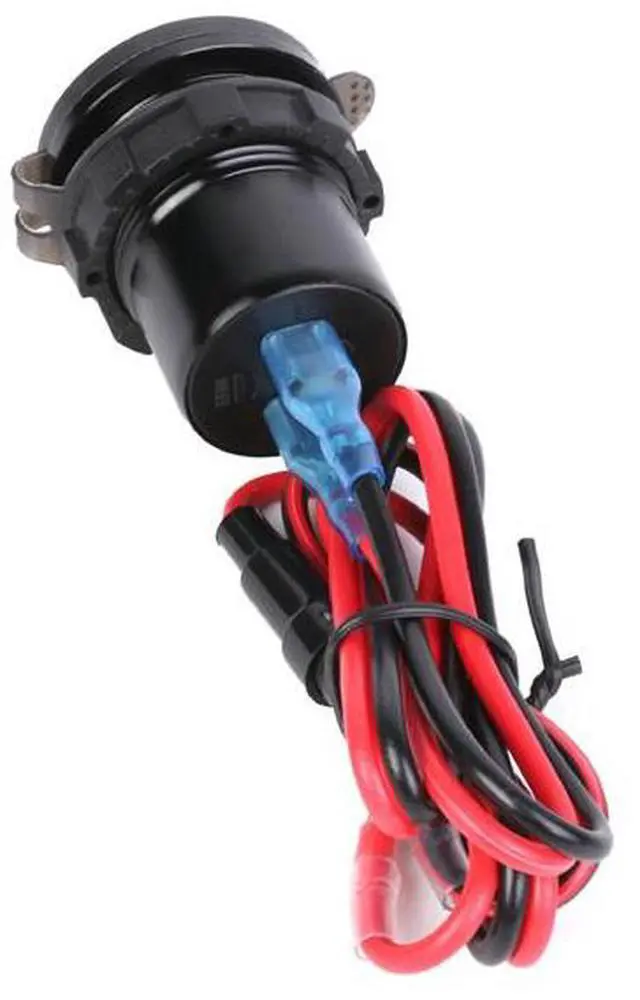 Alt view image 2 of 5 - Paiying Quick Charger 2USB Power Connector Socket With Voltage Display For CB750 Hornet