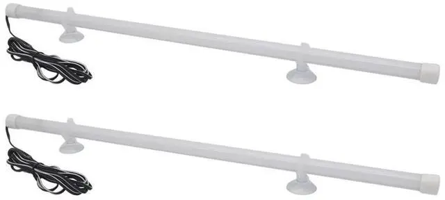 Alt view image 4 of 5 - Acaigel 2pcs 12V White LED Interior Light Bar with Remote Controll  For RV Awning Interior Camping Tent Car Trailer Boat
