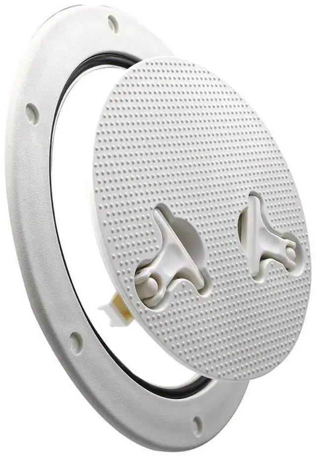 Alt view image 2 of 5 - Yingshan 8 Inch Boat Inspection Deck Plate Hatch Marine Inspection Hatch with Cover White