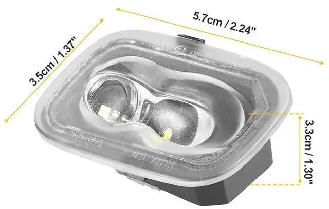 Alt view image 5 of 5 - Acaigel TWO Side Puddle Light Custom FL3Z13B374B For Ford F-150 F-250 F-350 Super Duty