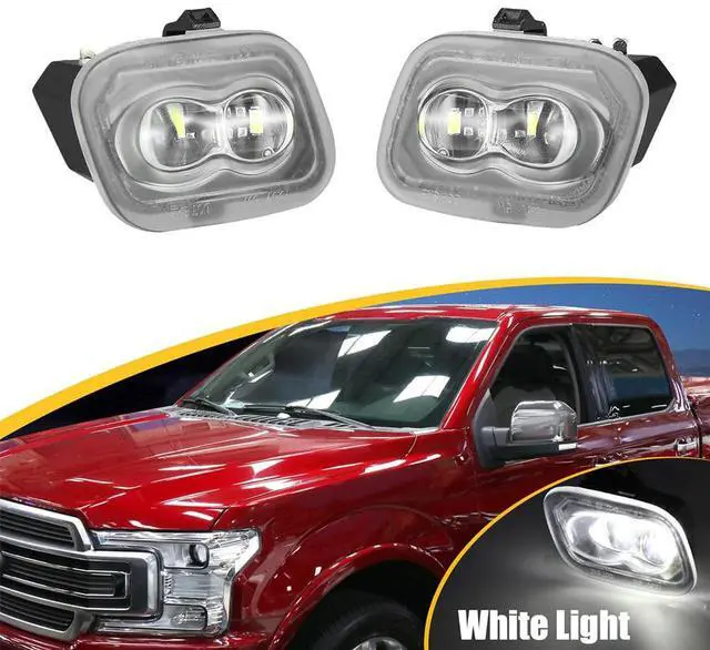 Alt view image 3 of 5 - Acaigel TWO Side Puddle Light Custom FL3Z13B374B For Ford F-150 F-250 F-350 Super Duty