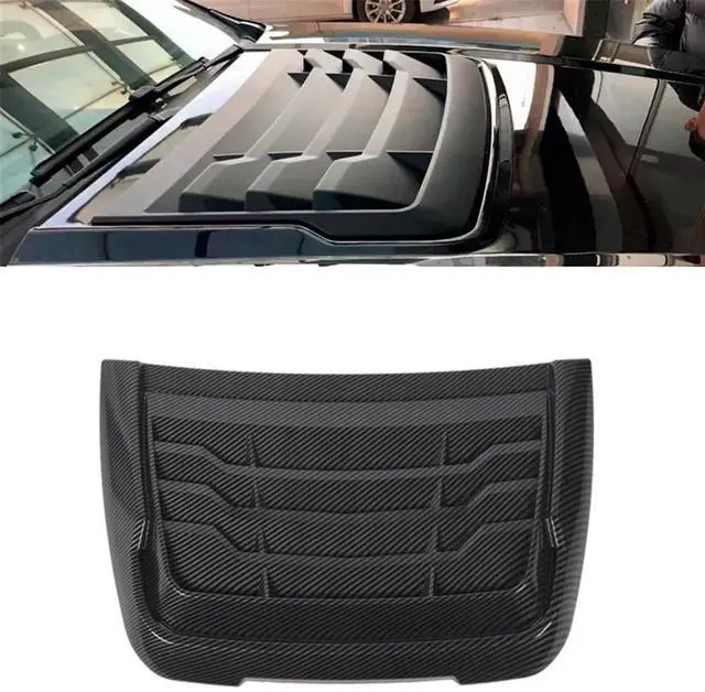 Alt view image 2 of 5 - Acaigel Universal Car Exterior Hood Vent Scoop Cover  Air Intake Grille Inlet Trim