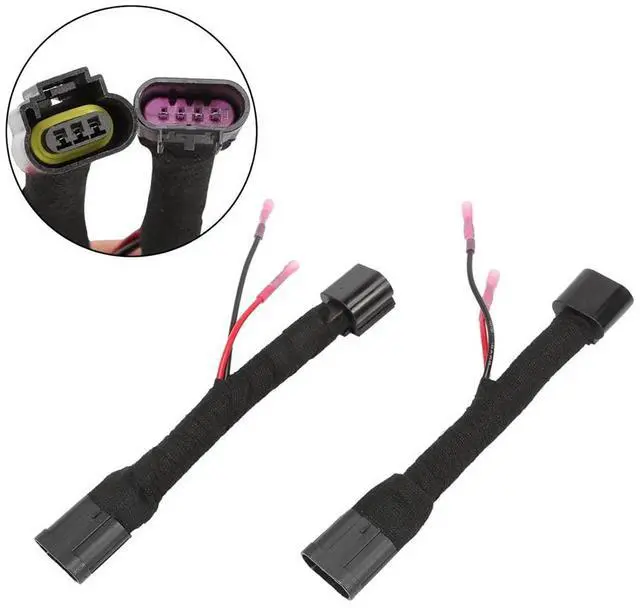 Alt view image 3 of 5 - Acaigel 2pcs Headlight Conversion Harness LHP-CMR10-TM For Chevy Camaro 2010-2013 6th Gen