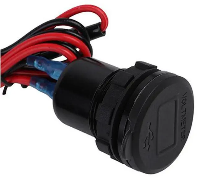 Alt view image 5 of 5 - Acaigel 3.0 Quick Charger Dual USB Power Connector Socket with Voltage Display For Yamaha Tenere 700 Rally