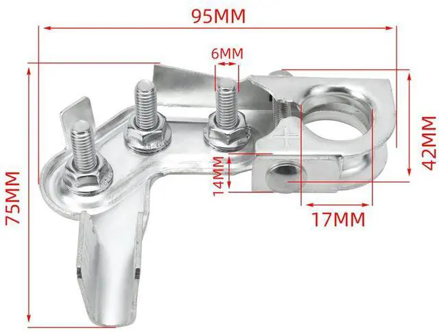 Alt view image 5 of 5 - Acaigel 926-603 926603 Positive Battery Terminal For Ford Chevy Dodge Super Duty F-150