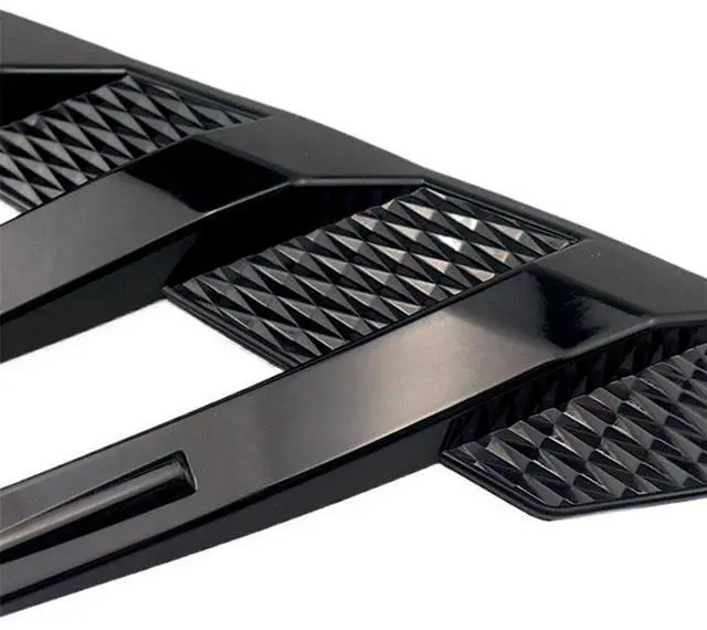 Alt view image 5 of 5 - Yingshan Car Rear Windshield Sticker Side Spoiler Splitter Trim Triangle Louver Window Sunshade Windshield