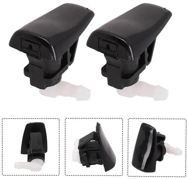 Alt view image 4 of 6 - Yassdwbn 2Pcs Car Front Windshield Washer Nozzles 15778747 For Cadillac Cts Sts Srx