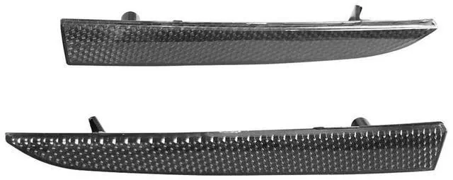 Alt view image 3 of 6 - Paiying Smoke Lens Rear Bumper Diffuser Reflectors For Chevy Camaro 2016-2022 Lt Ss Zl1