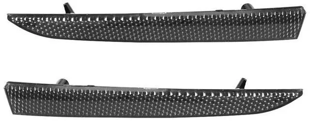 Alt view image 4 of 6 - Paiying Smoke Lens Rear Bumper Diffuser Reflectors For Chevy Camaro 2016-2022 Lt Ss Zl1