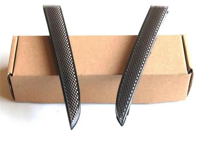 Alt view image 5 of 6 - Paiying Smoke Lens Rear Bumper Diffuser Reflectors For Chevy Camaro 2016-2022 Lt Ss Zl1