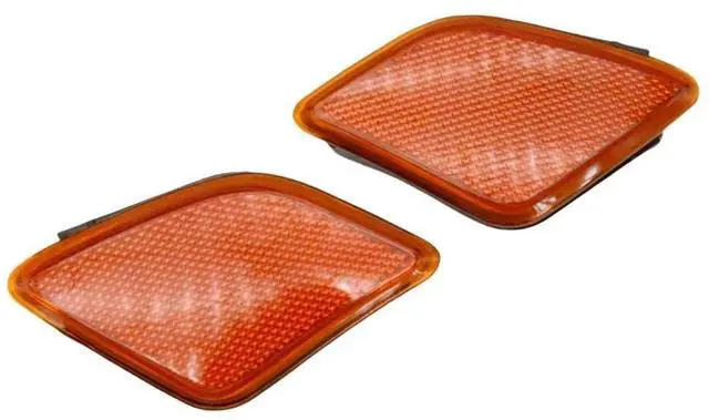 Alt view image 4 of 5 - Yingshan Pair Front Side Marker Corner Light Shell For Mercedes Benz S400 2010-2013