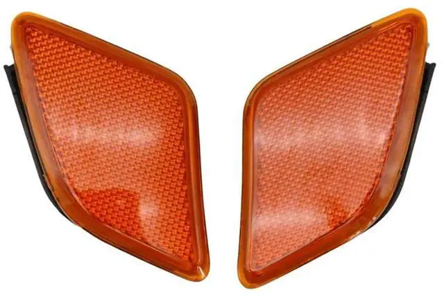 Alt view image 2 of 5 - Yingshan Pair Front Side Marker Corner Light Shell For Mercedes Benz S400 2010-2013