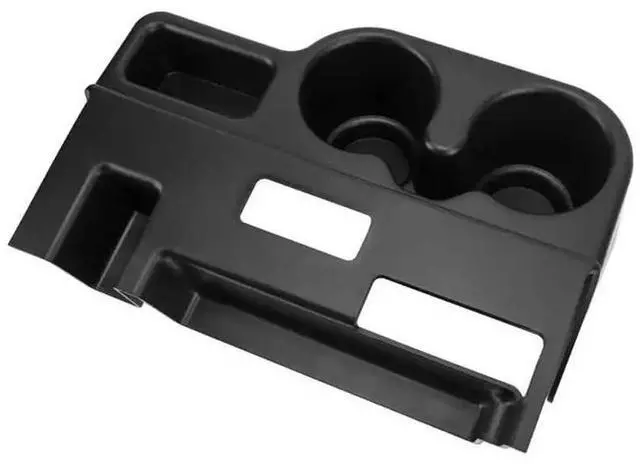Alt view image 5 of 6 - Paiying Black Center Console Cup Holder Fit For Dodge Ram 1500 2500 3500 1999-2001