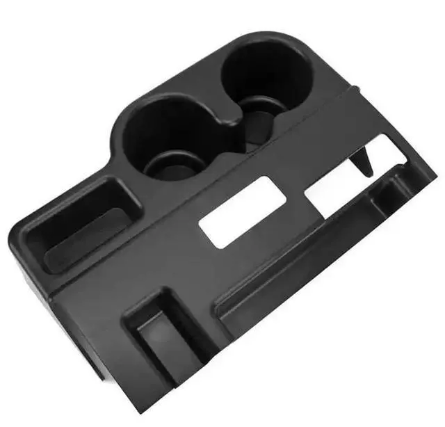 Alt view image 4 of 6 - Paiying Black Center Console Cup Holder Fit For Dodge Ram 1500 2500 3500 1999-2001