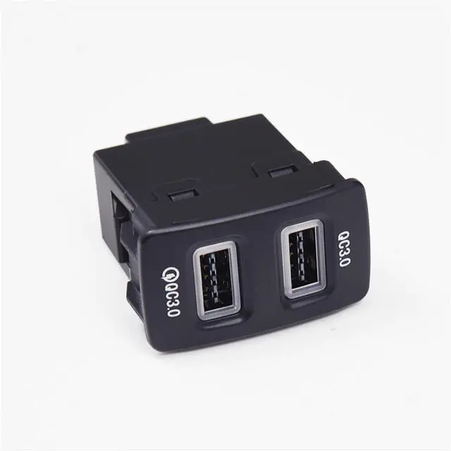 Alt view image 3 of 5 - Yingshan 18W Car Charger Dual-Usb Qc3.0 Fast Charging For Honda Fit City Civic