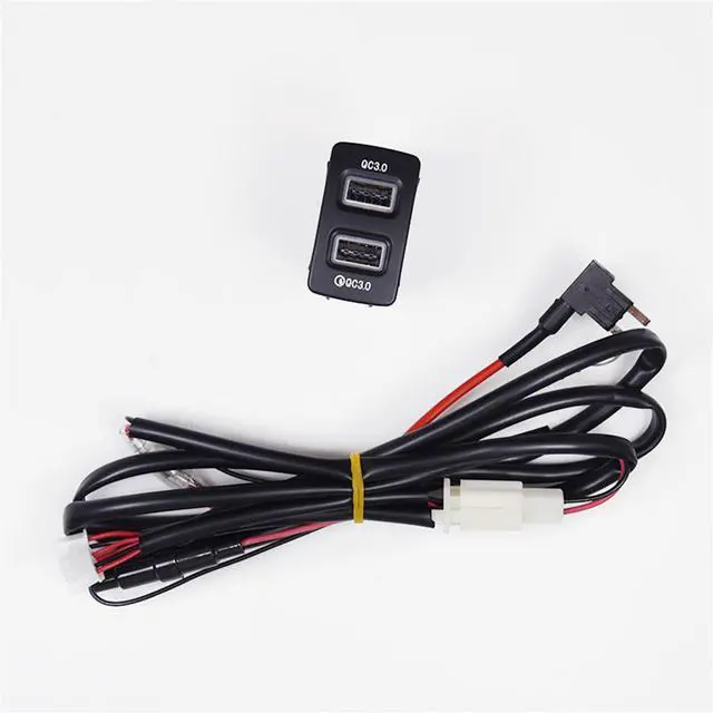 Alt view image 4 of 5 - Yingshan 18W Car Charger Dual-Usb Qc3.0 Fast Charging For Honda Fit City Civic