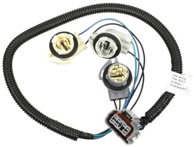 Alt view image 5 of 6 - Paiying Tail Light Socket Wiring Harness Rear Left 16532723 For Chevrolet Truck Suv