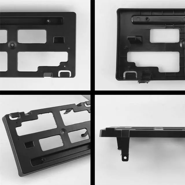 Alt view image 3 of 5 - Yingshan Front License Plate Bracket Holder Black New For Ford Ranger 2019-2022