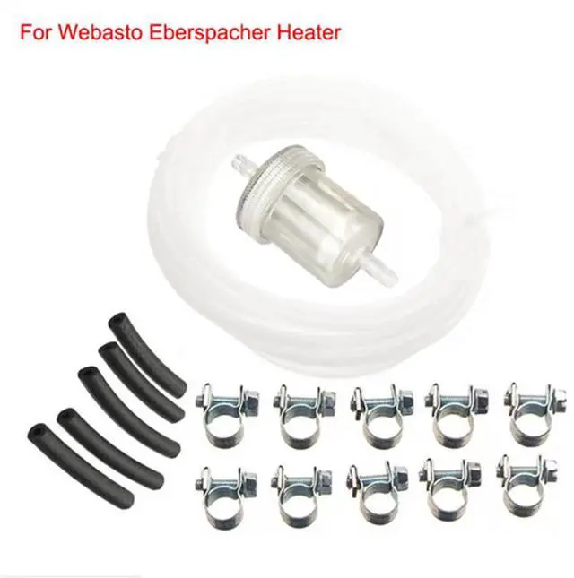 Main image of Yingshan Car Air Parking Heater Tube Replacement Fuel Pipe Line Hose Clip Oil Fuel Filter Kit