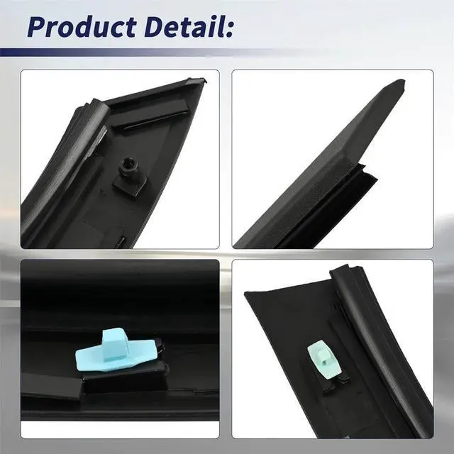 Alt view image 5 of 7 - Yingshan Left Rear Door Wheel Arch Garnish For Honda Passport 19-23 Pilot 16-22