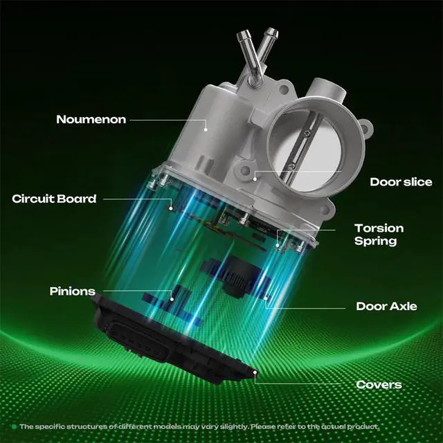 Alt view image 5 of 7 - Yingshan 16119-7S000 Throttle Body For Nissan Pathfinder 4.0L V6 2004-2012 161197S000