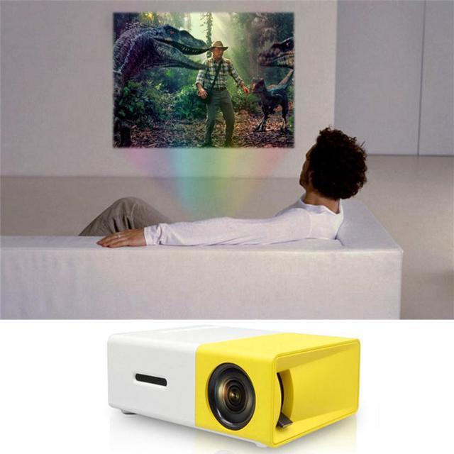 WiFi Video Projector Mini LED Video Projector Home Theater Portable Projector Supporting 1080P Compatible with HDMI/USB/TF Card/VGA/AV and Smartphone D40W, Silver 