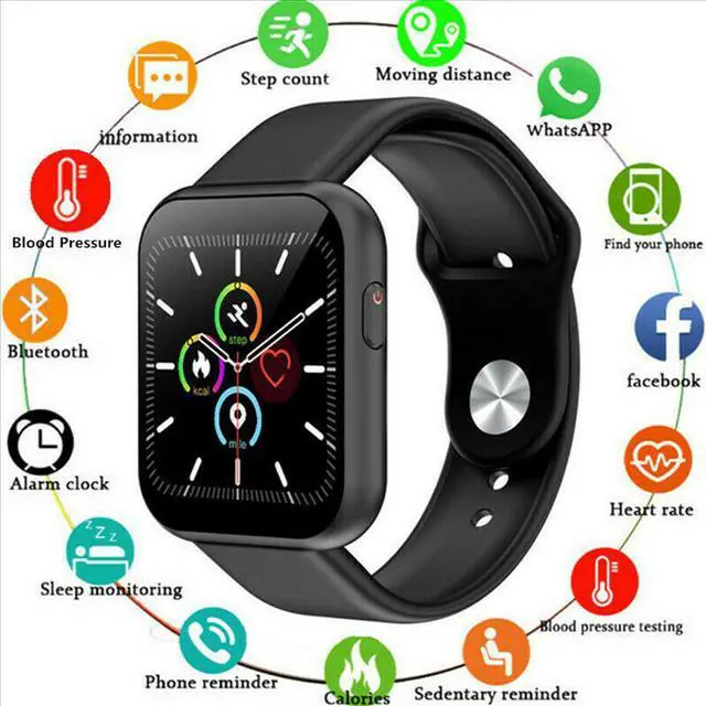 Alt view image 2 of 7 - 2020 Smart Watch Bluetooth Call Heart Rate Blood Pressure Monitor Fashion Watch Simple Smart Bracelet