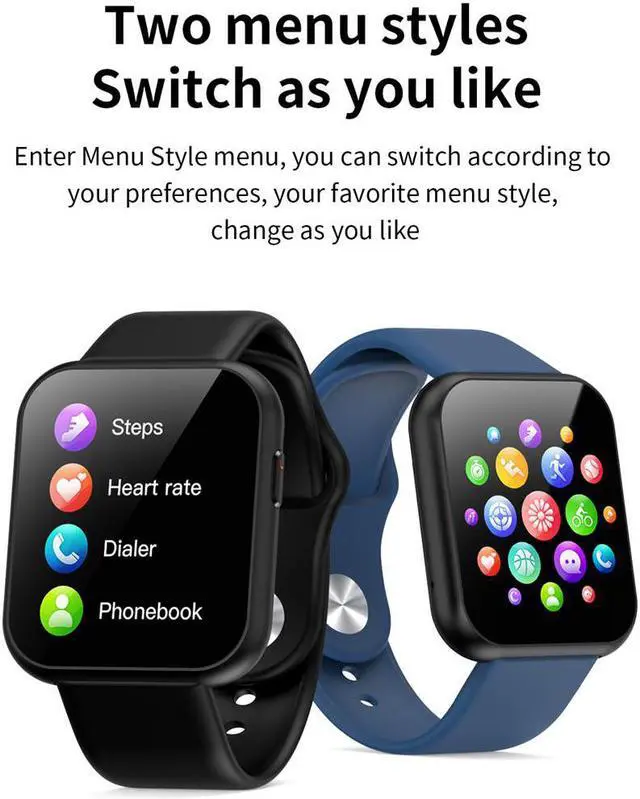 Alt view image 6 of 7 - 2020 Smart Watch Bluetooth Call Heart Rate Blood Pressure Monitor Fashion Watch Simple Smart Bracelet