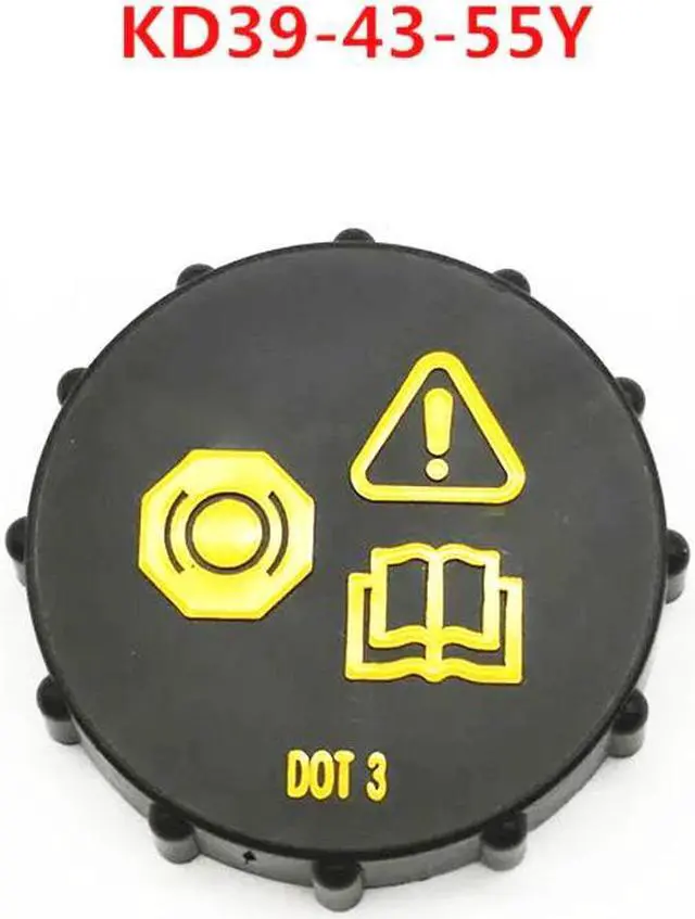 Alt view image 4 of 5 - Yassdwbn Brake Fluid Reservoir Cap KD39-43-55Y Fit for Mazda 6 3 CX-5 CX-9