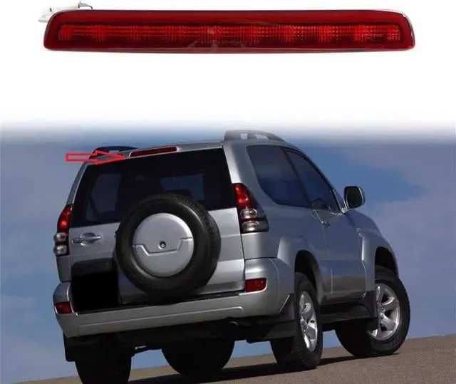 Alt view image 4 of 5 - Paiying Car Rear Center Stop Brake Lamp 81570-60081 For Toyota Land Cruiser Prado LC120