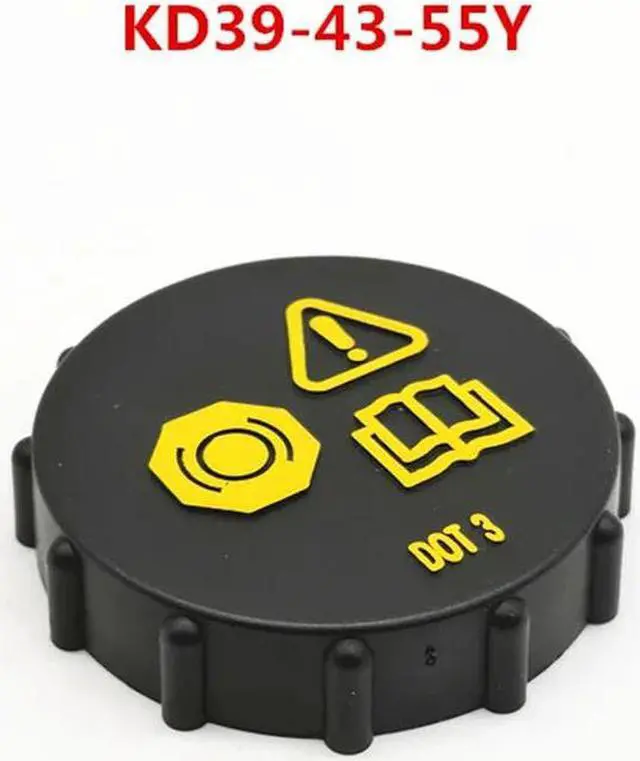 Alt view image 5 of 5 - Yassdwbn Brake Fluid Reservoir Cap KD39-43-55Y Fit for Mazda 6 3 CX-5 CX-9