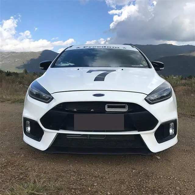 Alt view image 7 of 7 - Yingshan Turbo Air Intake Mouth Tuyere Black For 2015-18 Ford Focus MK3.5 Hatchback Sedan