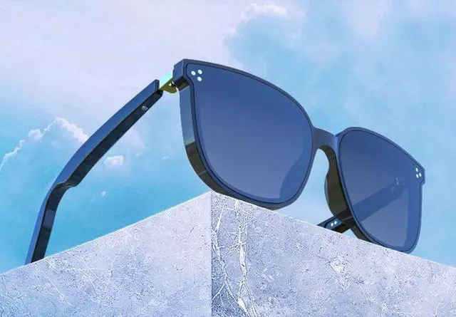 Alt view image 7 of 7 - Tugau Audio Sunglasses polarised lenses fashion frame built in Bluetooth5.0 TWS directional earphones UV protection