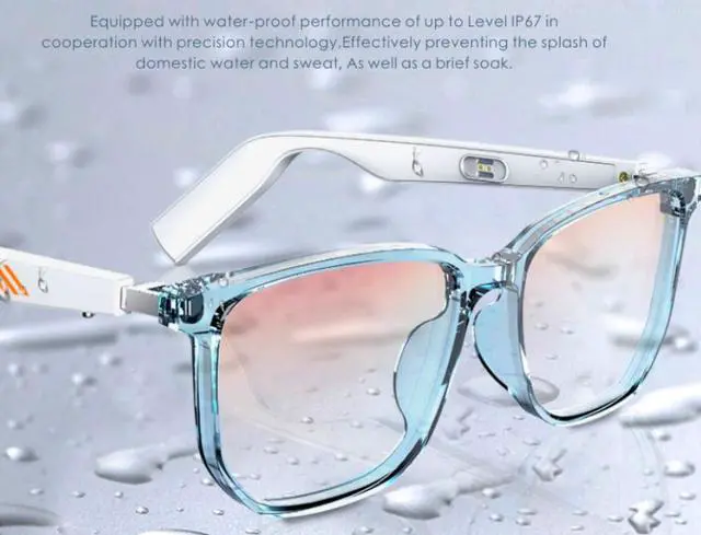 Alt view image 5 of 7 - Tugau Audio Sunglasses polarised lenses fashion frame built in Bluetooth5.0 TWS directional earphones UV protection